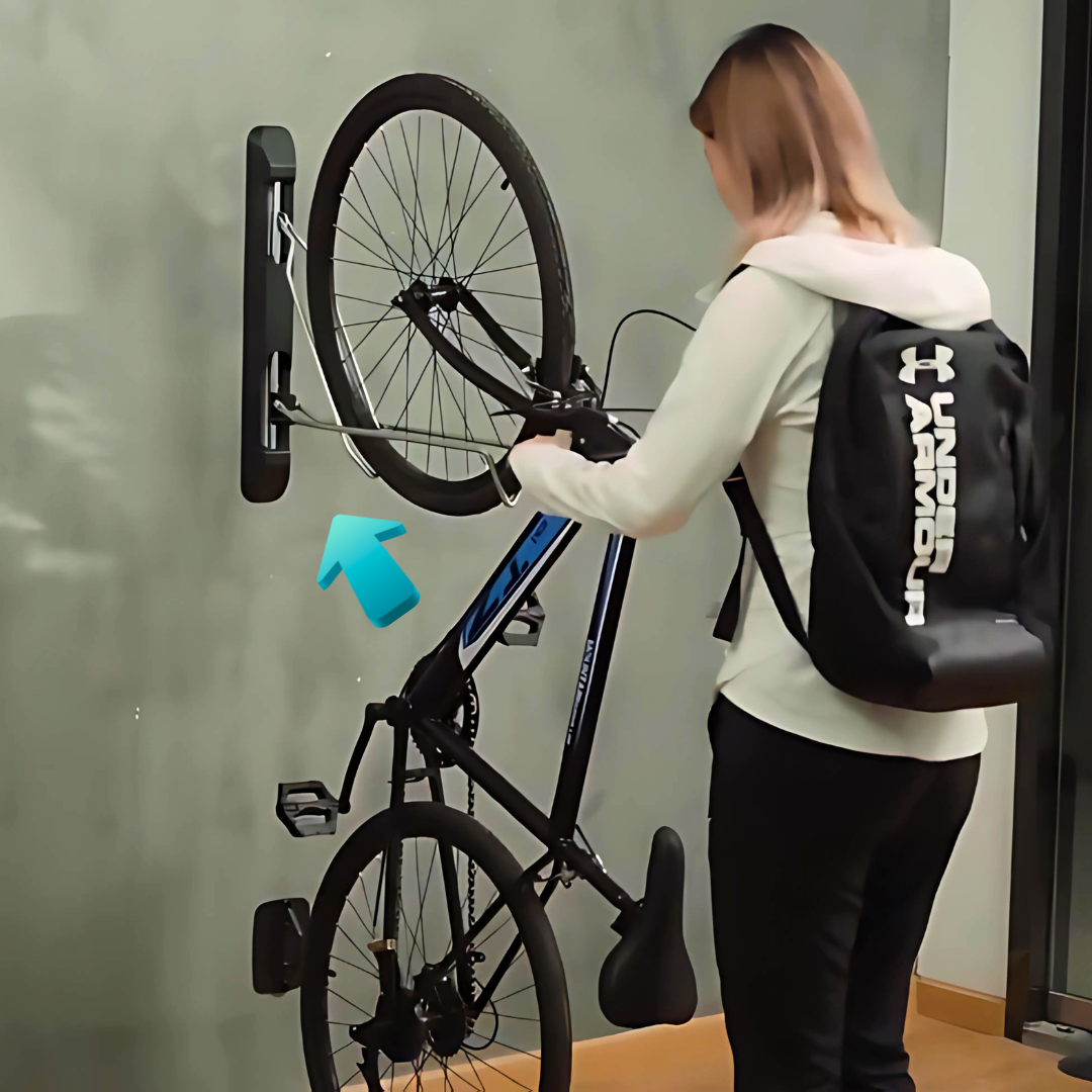 Support à vélo mural pivotant