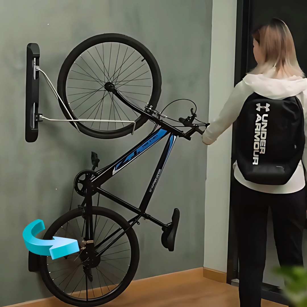 Support à vélo mural pivotant